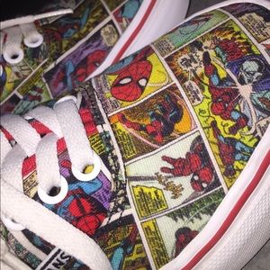 Marvel Spider-Man x Vans Authentic Shoes